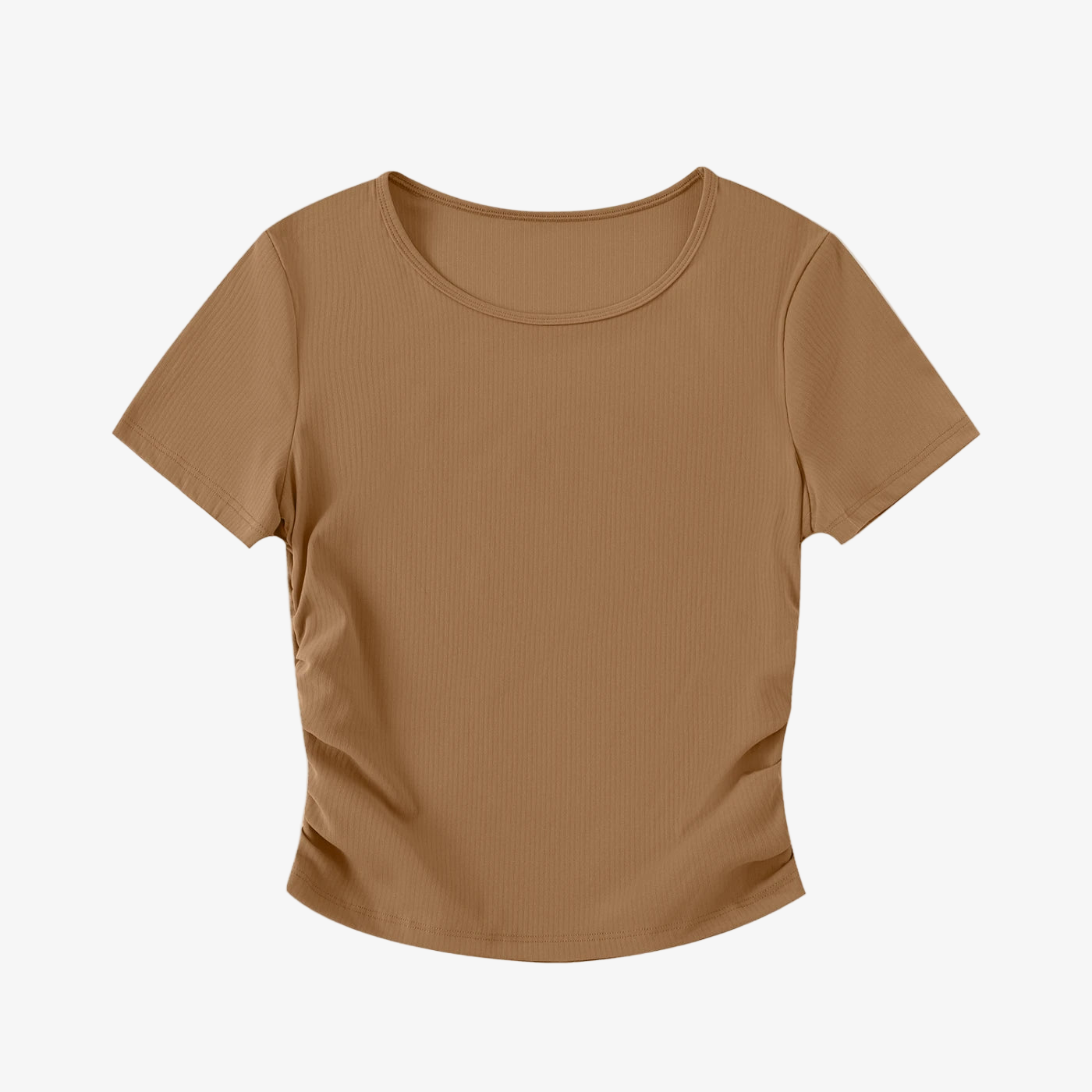 IREP Stealth Wealth Totten Ruched Bodycon Crop Top  iRepBrand