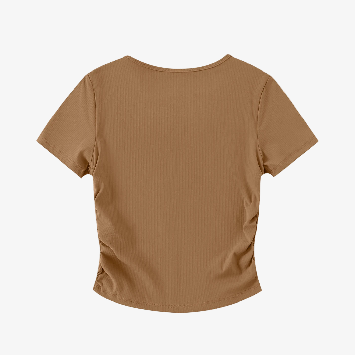 IREP Stealth Wealth Totten Ruched Bodycon Crop Top  iRepBrand