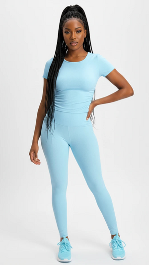 IREP Stealth Wealth Totten Ruched Bodycon Crop Top  iRepBrand