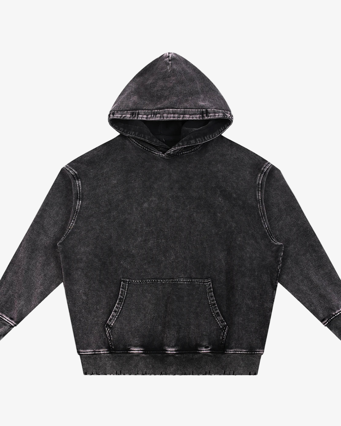 IREP Stealth Wealth Umana Snow Wash Hand-Frayed Heavyweight Hoodie  iRepBrand