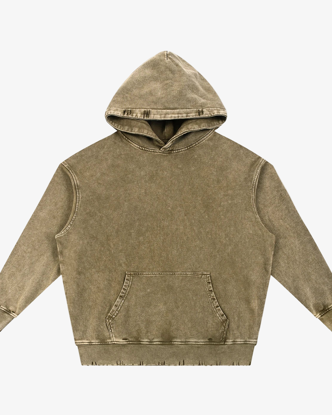 IREP Stealth Wealth Umana Snow Wash Hand-Frayed Heavyweight Hoodie  iRepBrand