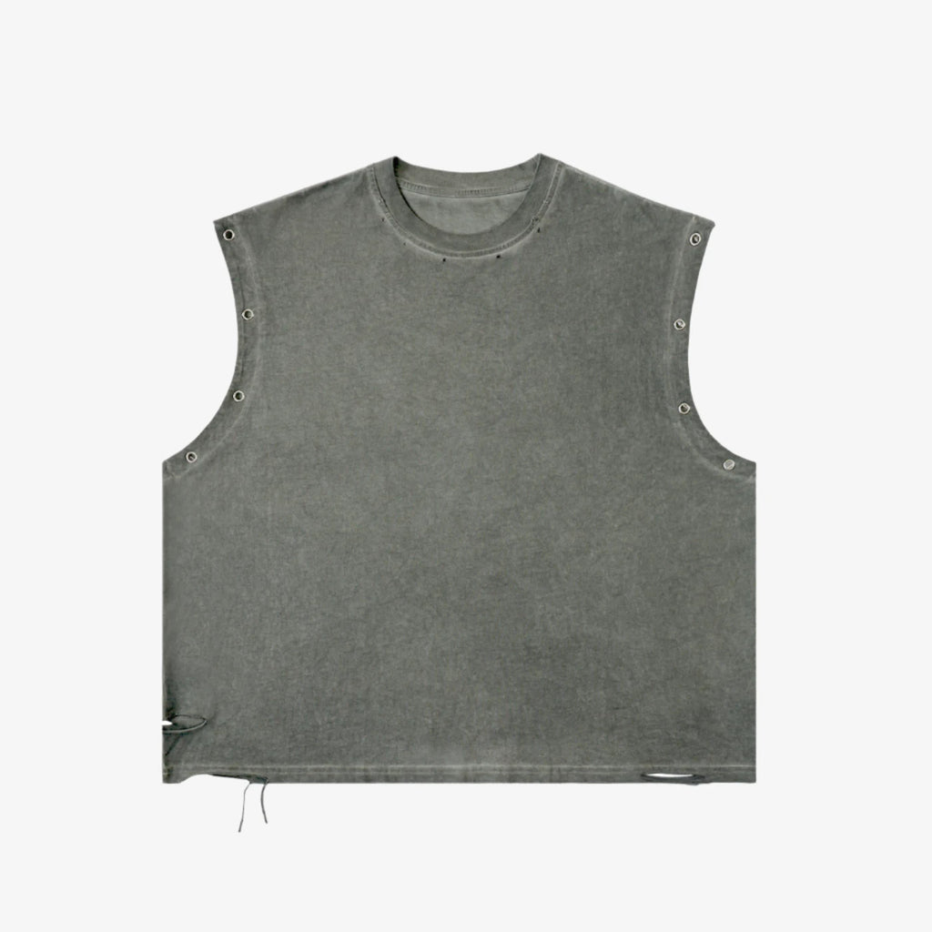 IREP Stealth Wealth Urian Distressed Tank Top  iRepBrand