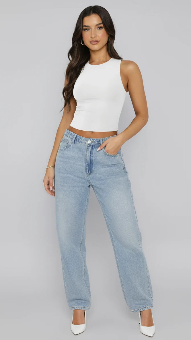 IREP Stealth Wealth Valentina Round Neck Cropped Tank  iRepBrand