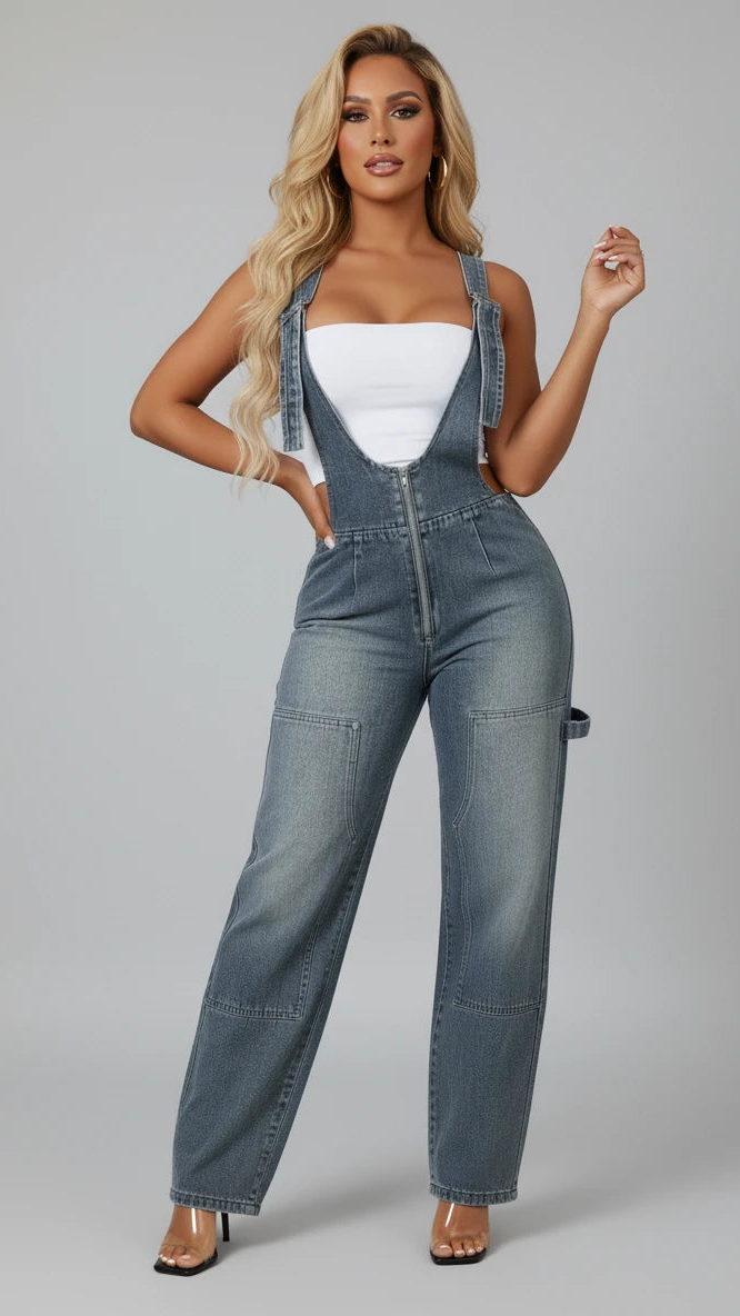 IREP Stealth Wealth Winter Denim Overalls Jeans iRepBrand