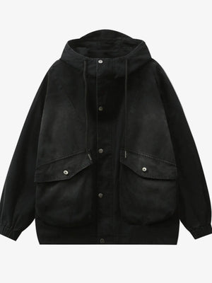 IREP Stealth Wealth Xavier Plus Size Drawstring Long Sleeve Jacket Jacket iRepBrand