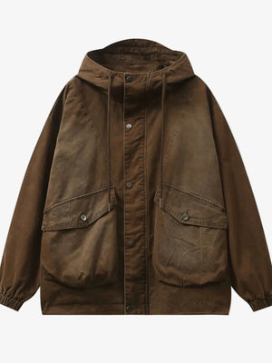 IREP Stealth Wealth Xavier Plus Size Drawstring Long Sleeve Jacket Jacket iRepBrand