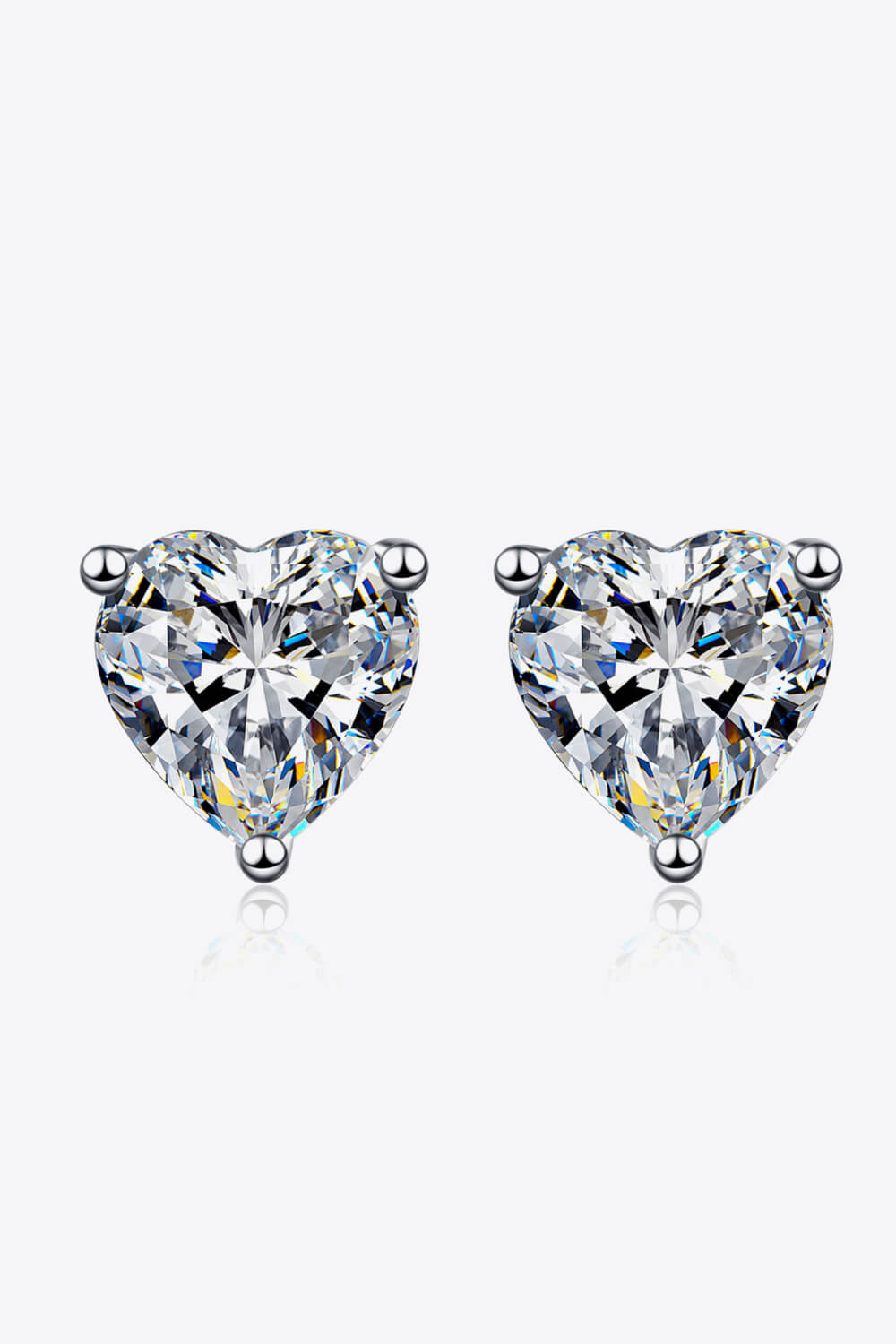 IREP Stealth Wealth Xida Moissanite Heart-Shaped Earrings Earrings iRepBrand