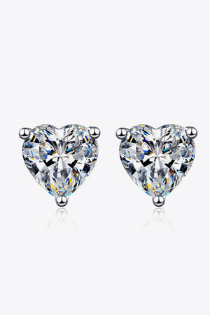 IREP Stealth Wealth Xida Moissanite Heart-Shaped Earrings Earrings iRepBrand