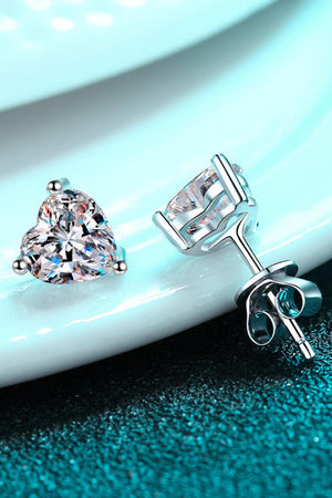 IREP Stealth Wealth Xida Moissanite Heart-Shaped Earrings Earrings iRepBrand