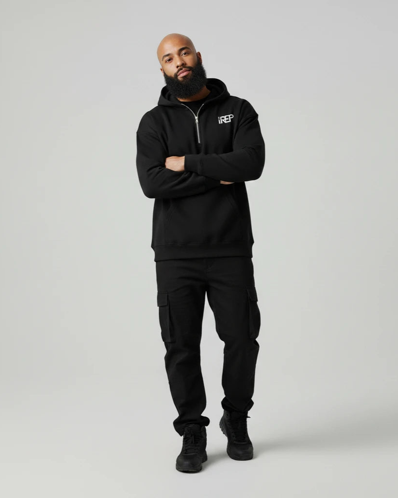 IREP Steppin Half-Zip Fleece Hoodie  iRepBrand