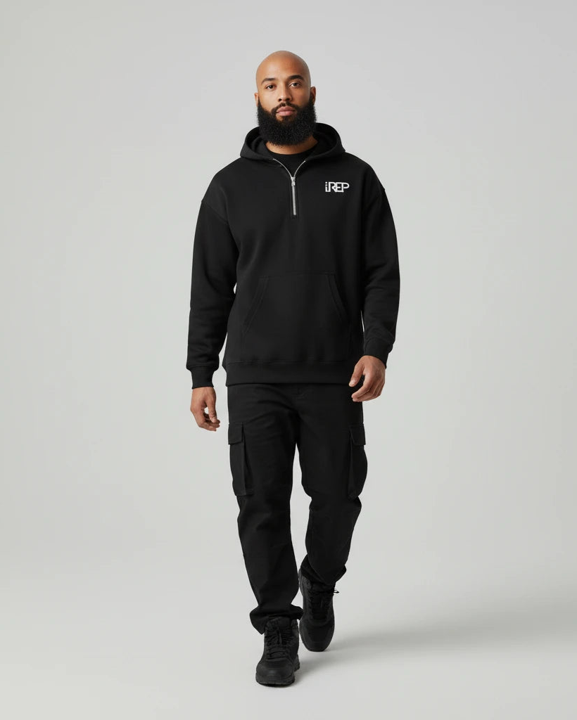 IREP Steppin Half-Zip Fleece Hoodie  iRepBrand