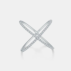 IREP Valery Moissanite Crisscross Ring RIng iRepBrand