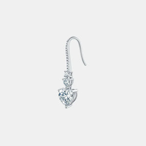 IREP Wrenley Moissanite Heart Drop Earrings Earrings iRepBrand