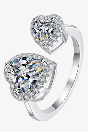 IREP Yara Moissanite Open Heart Ring Ring iRepBrand