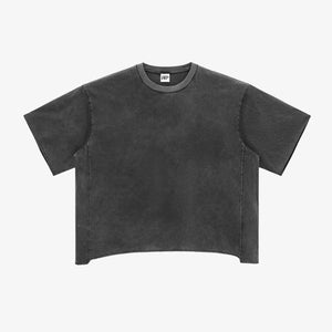 IREP Raw Edge Snow Washed Boxy T-Shirt ODMPOD 