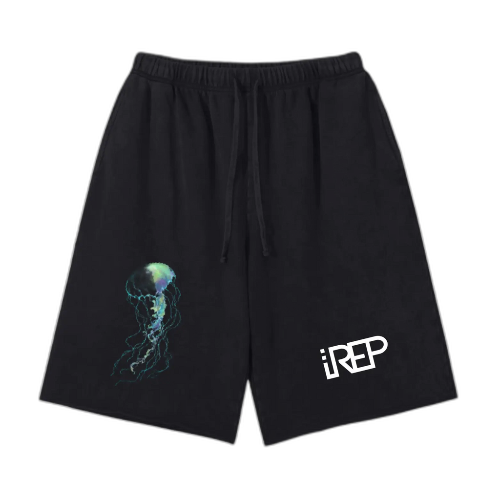 IREP Hydrozoa Scattered Edge Vintage Washed Shorts ODMPOD 