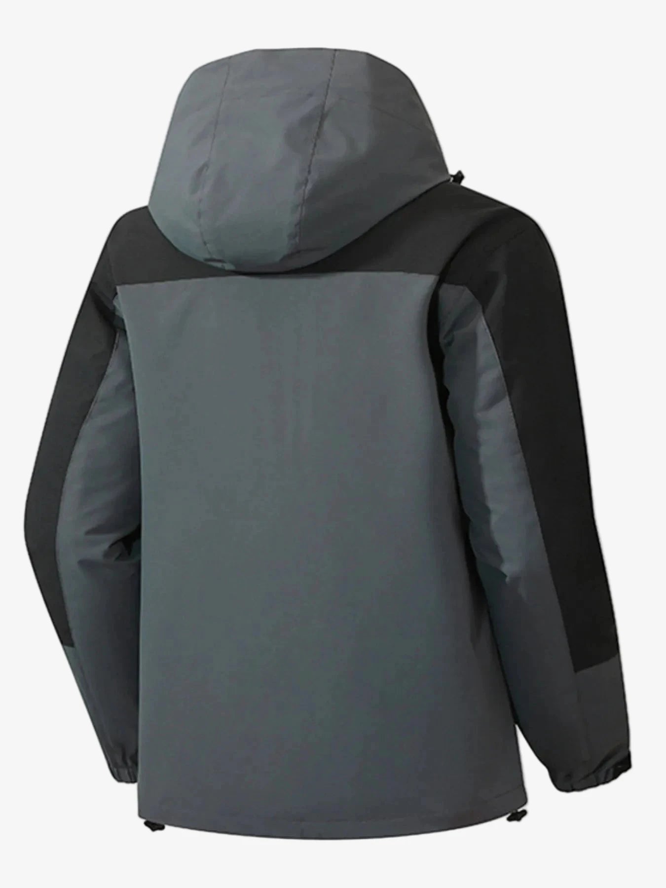 Men's Full Size Multi-Pocket Long Sleeve Hooded Jacket Plus Size Jacket iRepBrand