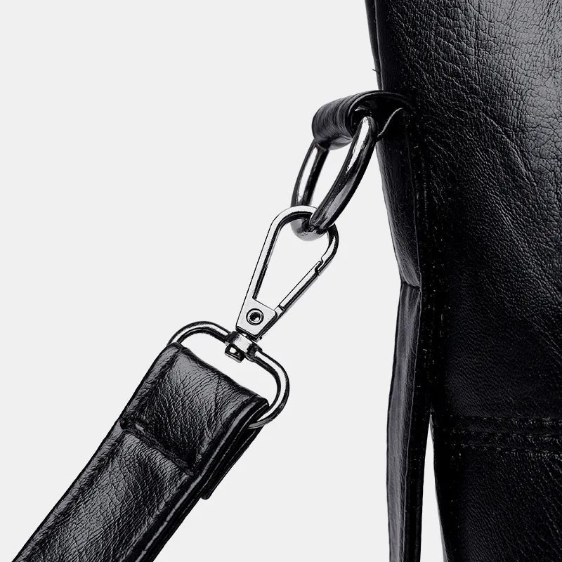 PU Leather Medium Handbag Trendsi 