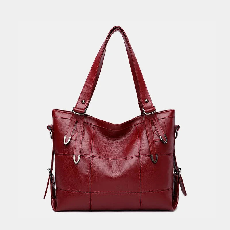PU Leather Medium Handbag Trendsi 