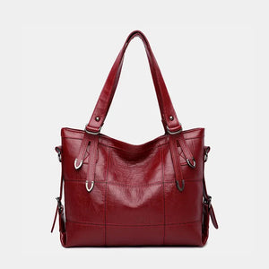 PU Leather Medium Handbag Trendsi 