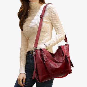 PU Leather Medium Handbag Trendsi 