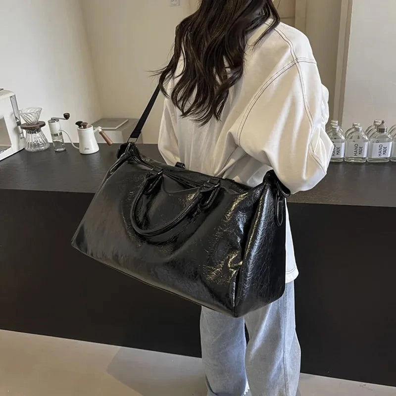PU Leather Oversize Travel Bag Trendsi 
