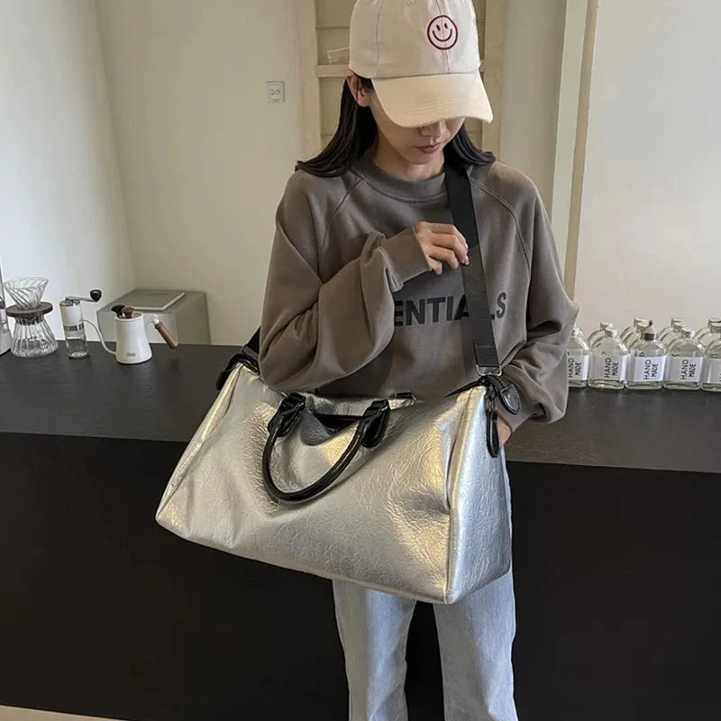 PU Leather Oversize Travel Bag Trendsi 