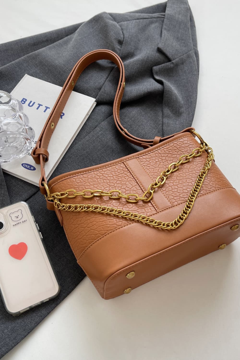 PU Leather Shoulder Bag Trendsi 