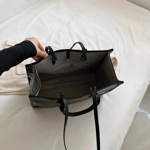 PU Leather Tote Bag Trendsi 