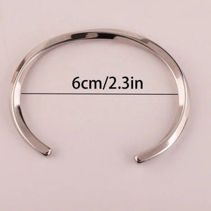 IREP Silver Mobius Open Bangle Bracelet IREPBRAND 