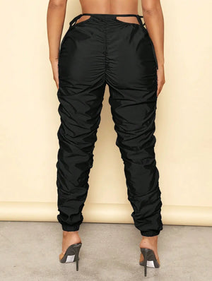 IREP Sporty Pleated Stacked Women Pants IREPBRAND 