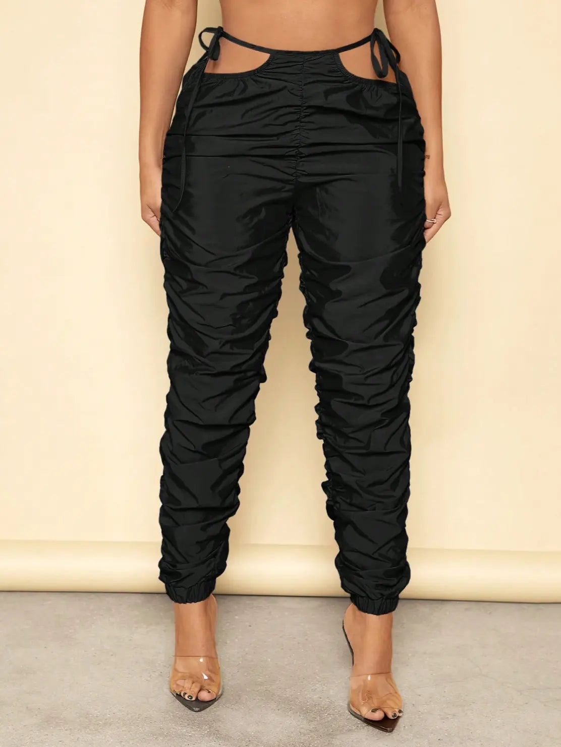 IREP Sporty Pleated Stacked Women Pants IREPBRAND 