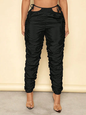 IREP Sporty Pleated Stacked Women Pants IREPBRAND 