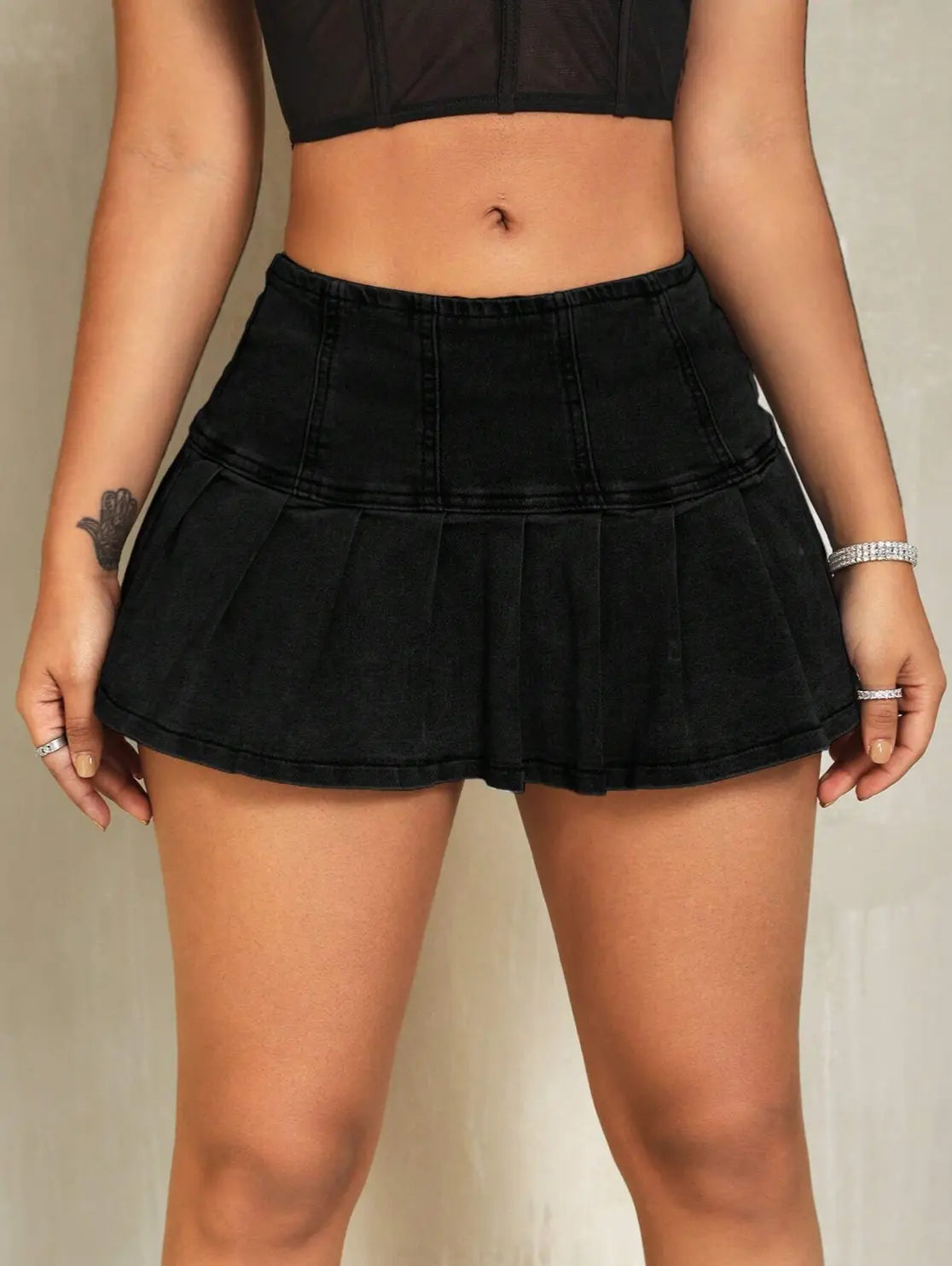 IREP Solid Color Simple Style Women Skirt IREPBRAND 