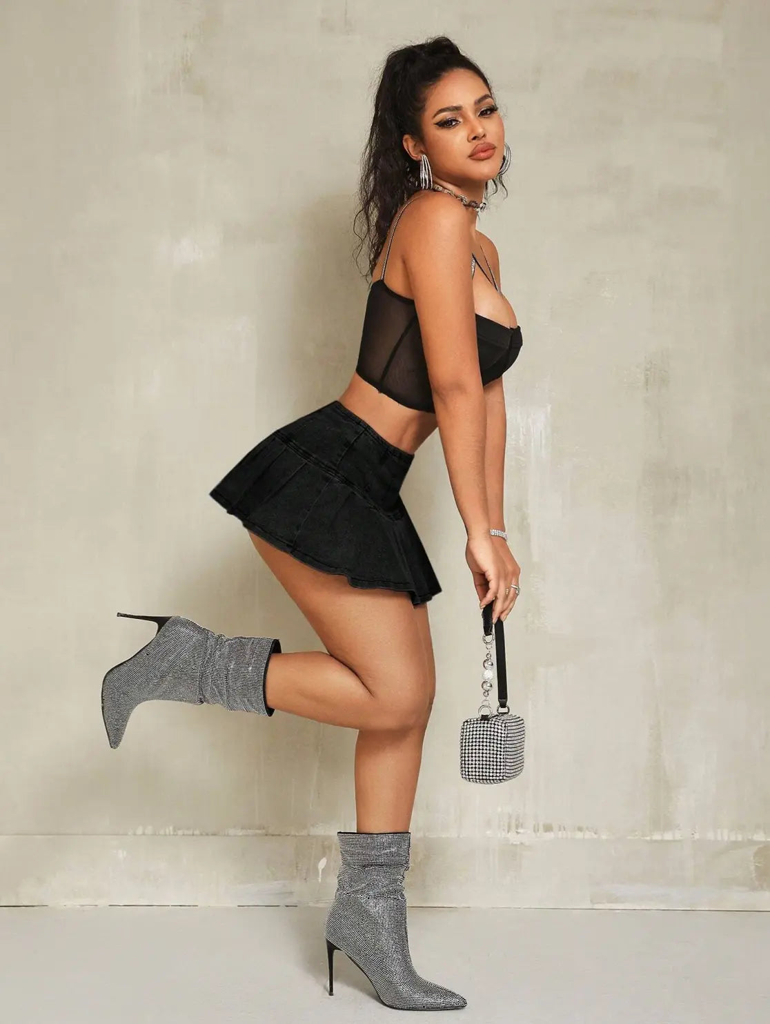 IREP Solid Color Simple Style Women Skirt IREPBRAND 