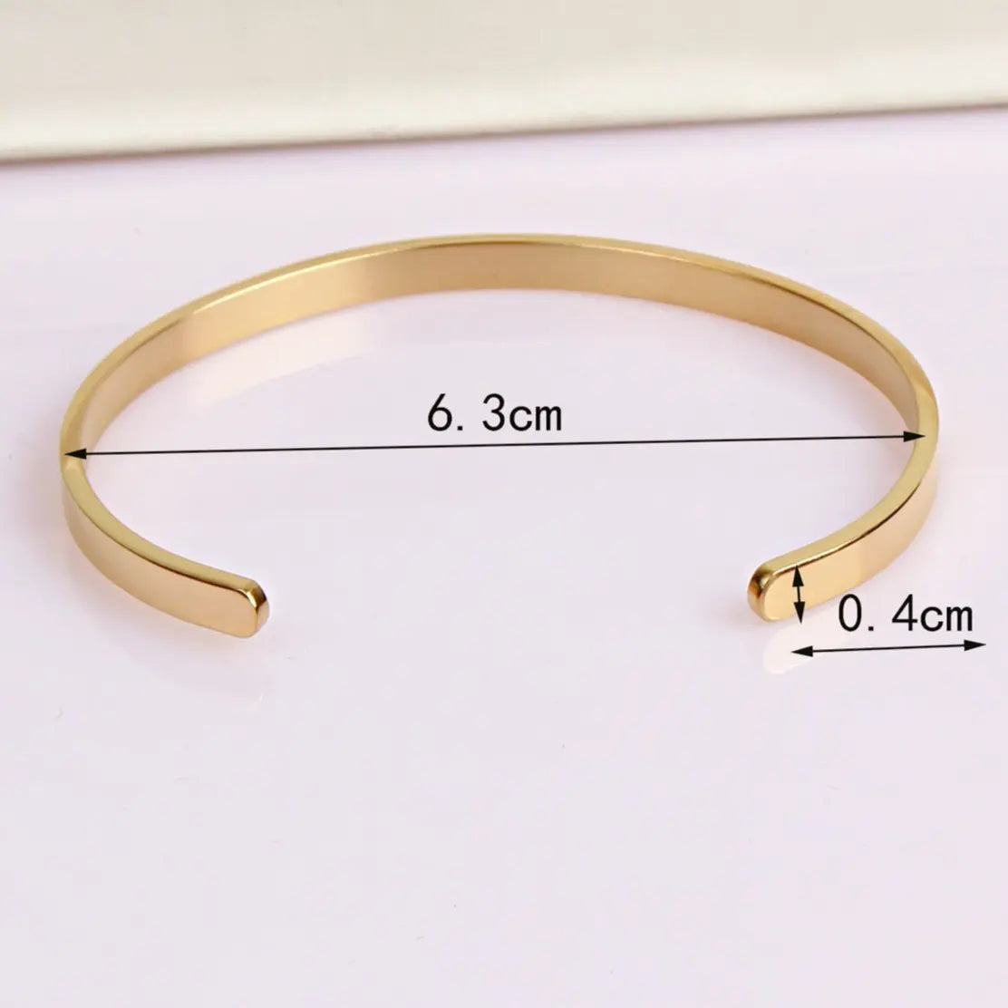 IREP 18k Gold Plated Minimalist Cuff Bangle IREPBRAND 