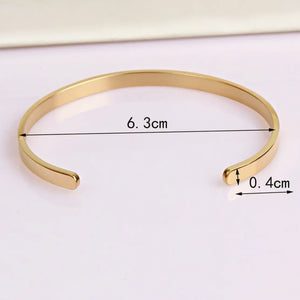 IREP 18k Gold Plated Minimalist Cuff Bangle IREPBRAND 