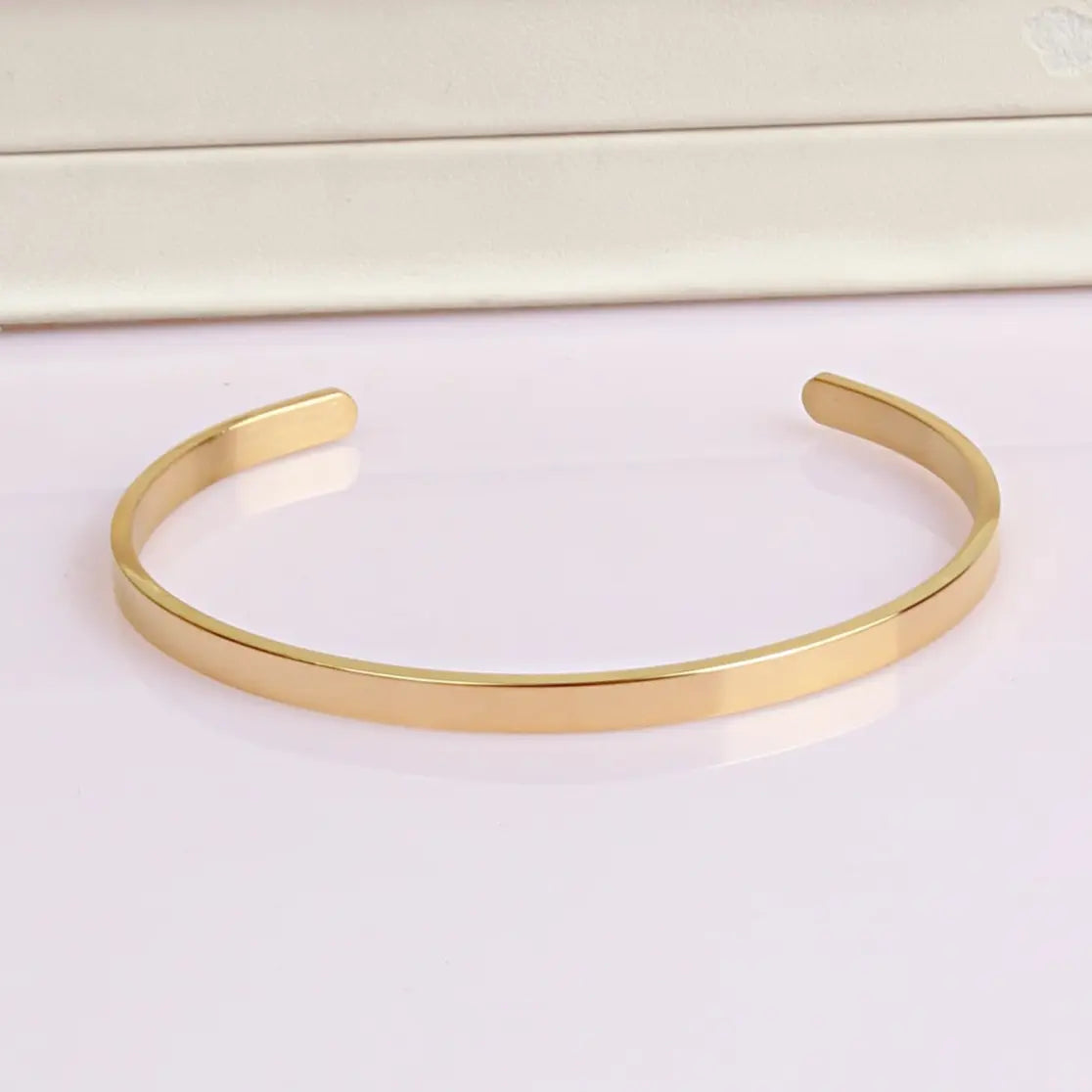 IREP 18k Gold Plated Minimalist Cuff Bangle IREPBRAND 