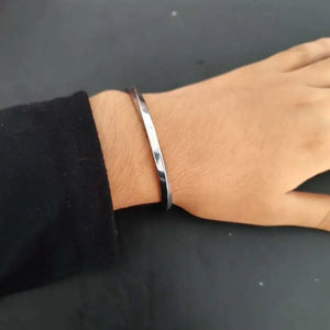 IREP Silver Mobius Open Bangle Bracelet IREPBRAND 