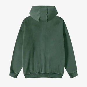 IREP Acid Washed Zip Hoodie - Washed Green/White ODMPOD 