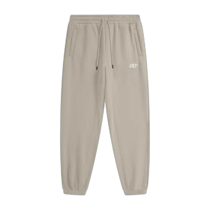 IREP Classic Sweatpants - Gray Apricot/White - iRepBrand