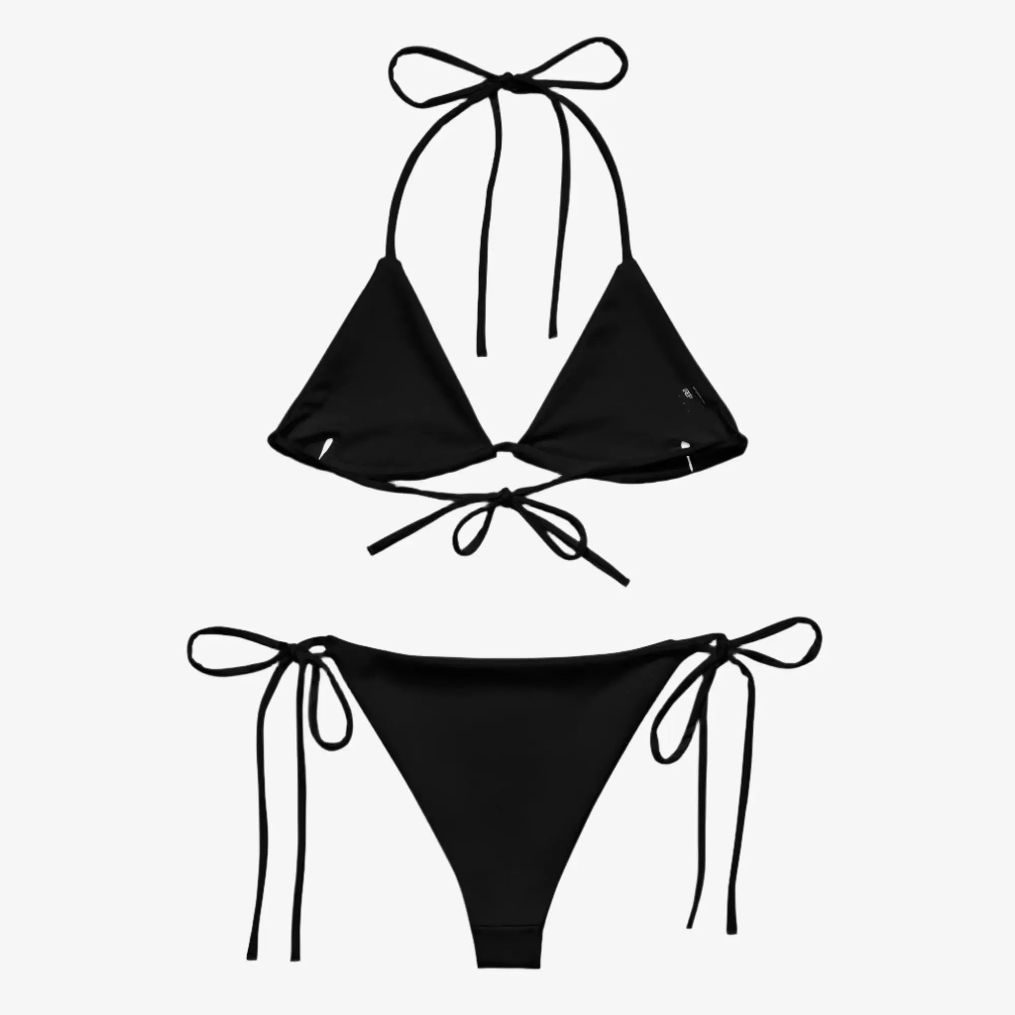 IREP String Bikini Set - Black Printful 