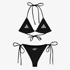 IREP String Bikini Set - Black Printful 