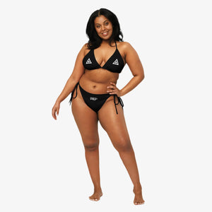 IREP String Bikini Set - Black Printful 