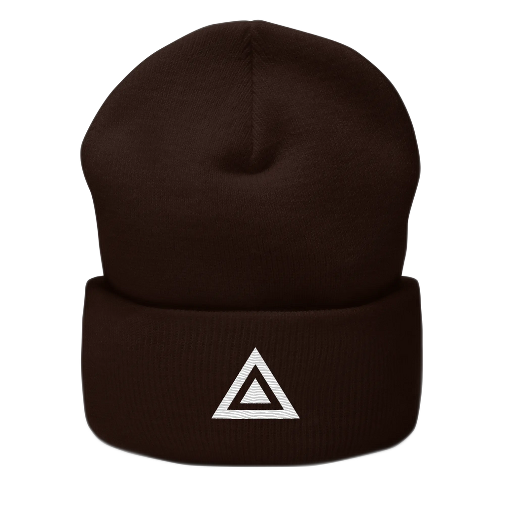 IREP Limited Edition TRISEPTA Triangle Beanie - Brown/White - iRepBrand