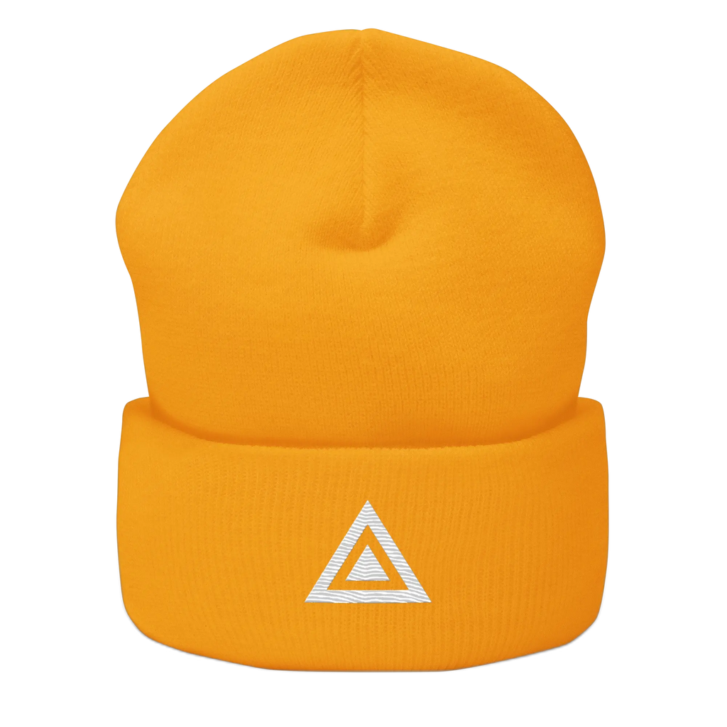 IREP Limited Edition TRISEPTA Triangle Beanie - Gold/White - iRepBrand