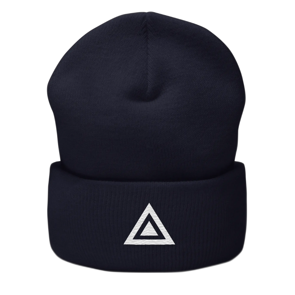 IREP Limited Edition TRISEPTA Triangle Beanie -Navy Blue/White - iRepBrand