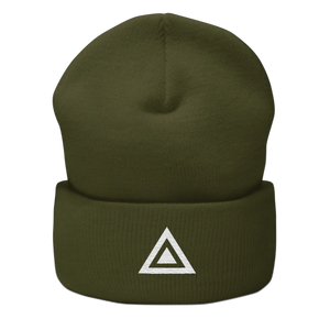 IREP Limited Edition TRISEPTA Triangle Beanie - Olive/White - iRepBrand