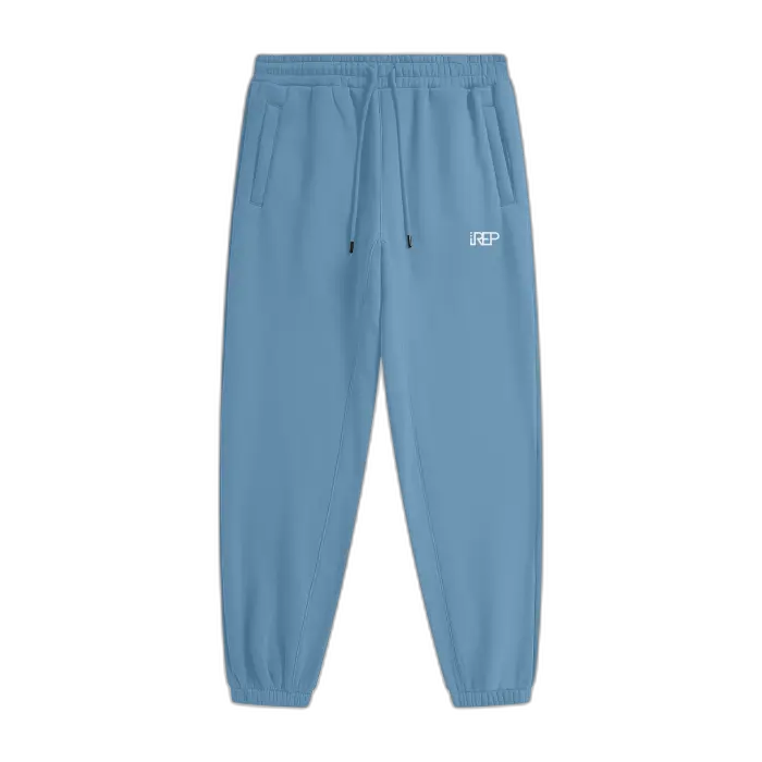 IREP Classic Sweatpants - Light Blue/White - iRepBrand