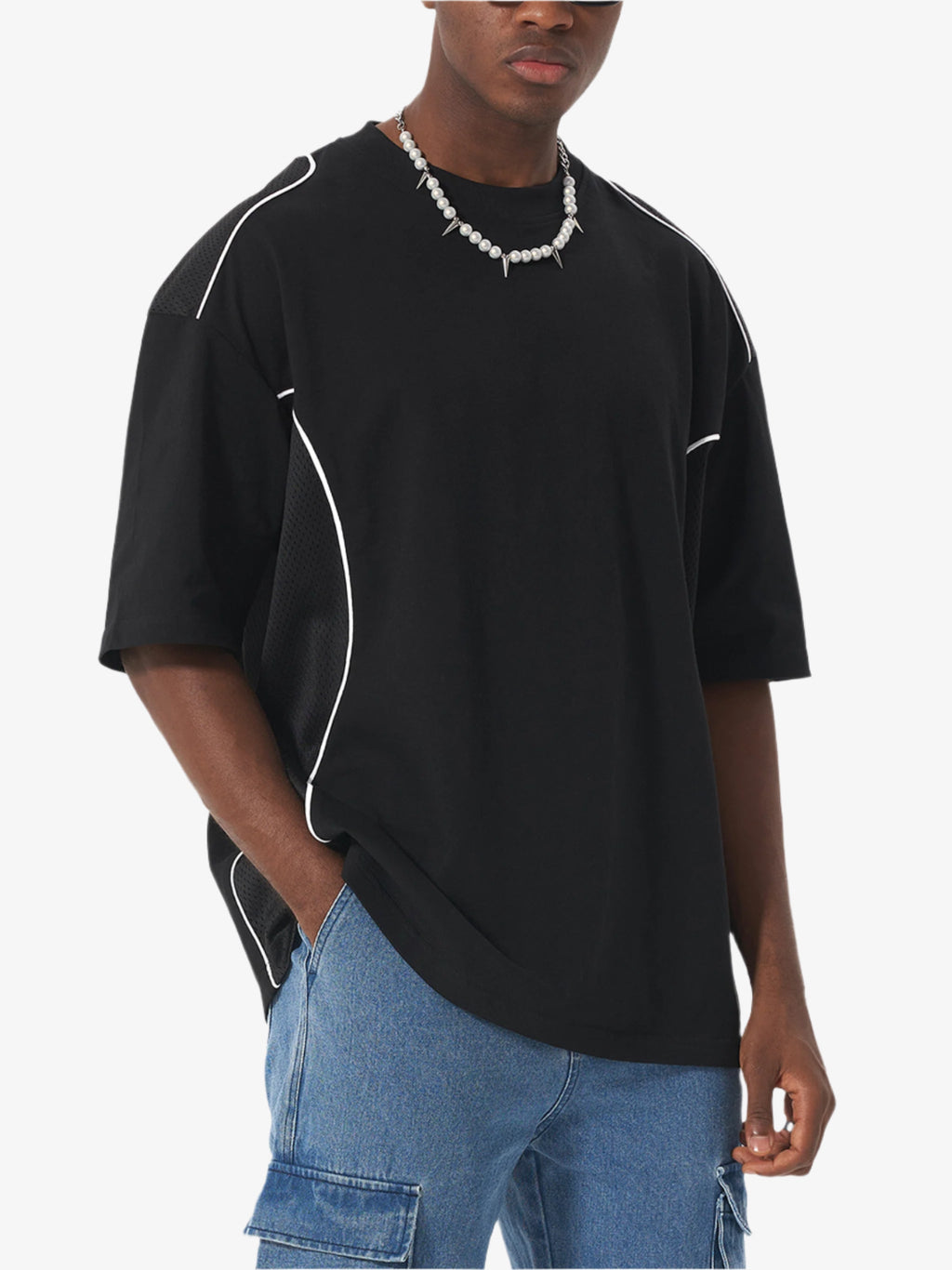 IREP Stealth Wealth Piped Panel T-Shirt iRepBrand